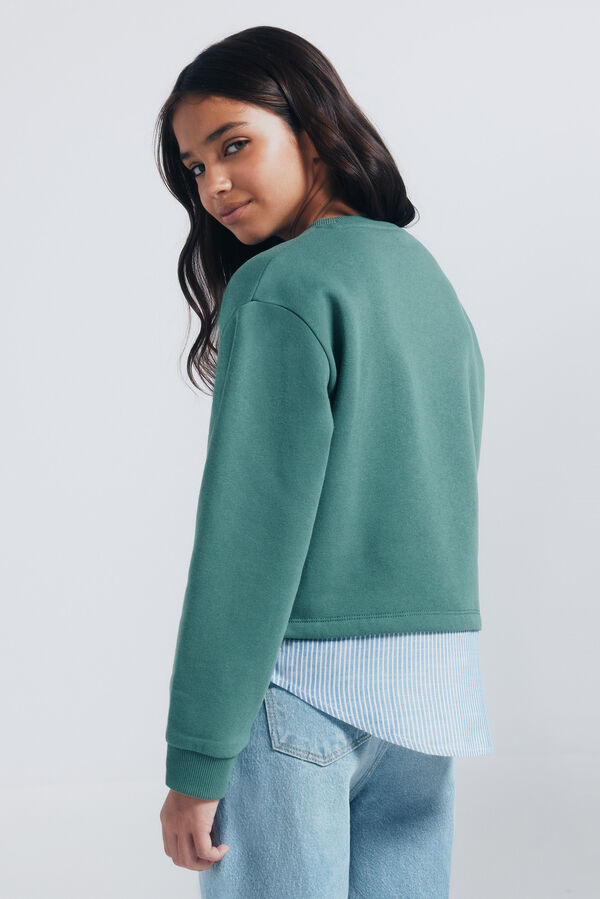 Springfield Kids Sweatshirt Estrela Feminino verde