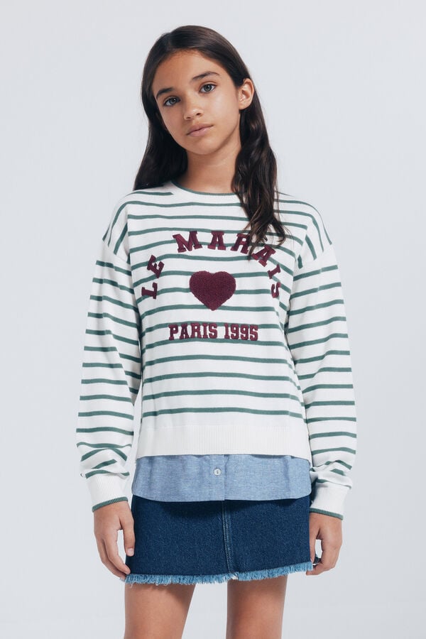 Springfield Kids Tricot Ml Marais menina verde