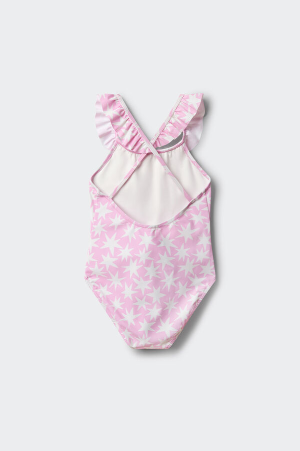 Springfield Kids Fato de banho de estrelas para menina rosa