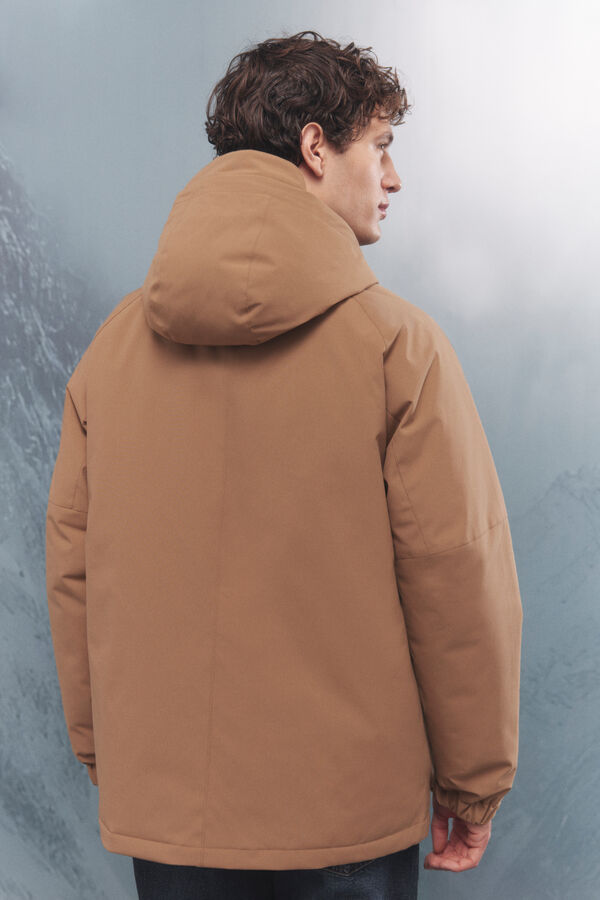 Springfield Parka acolchoada térmica castanho