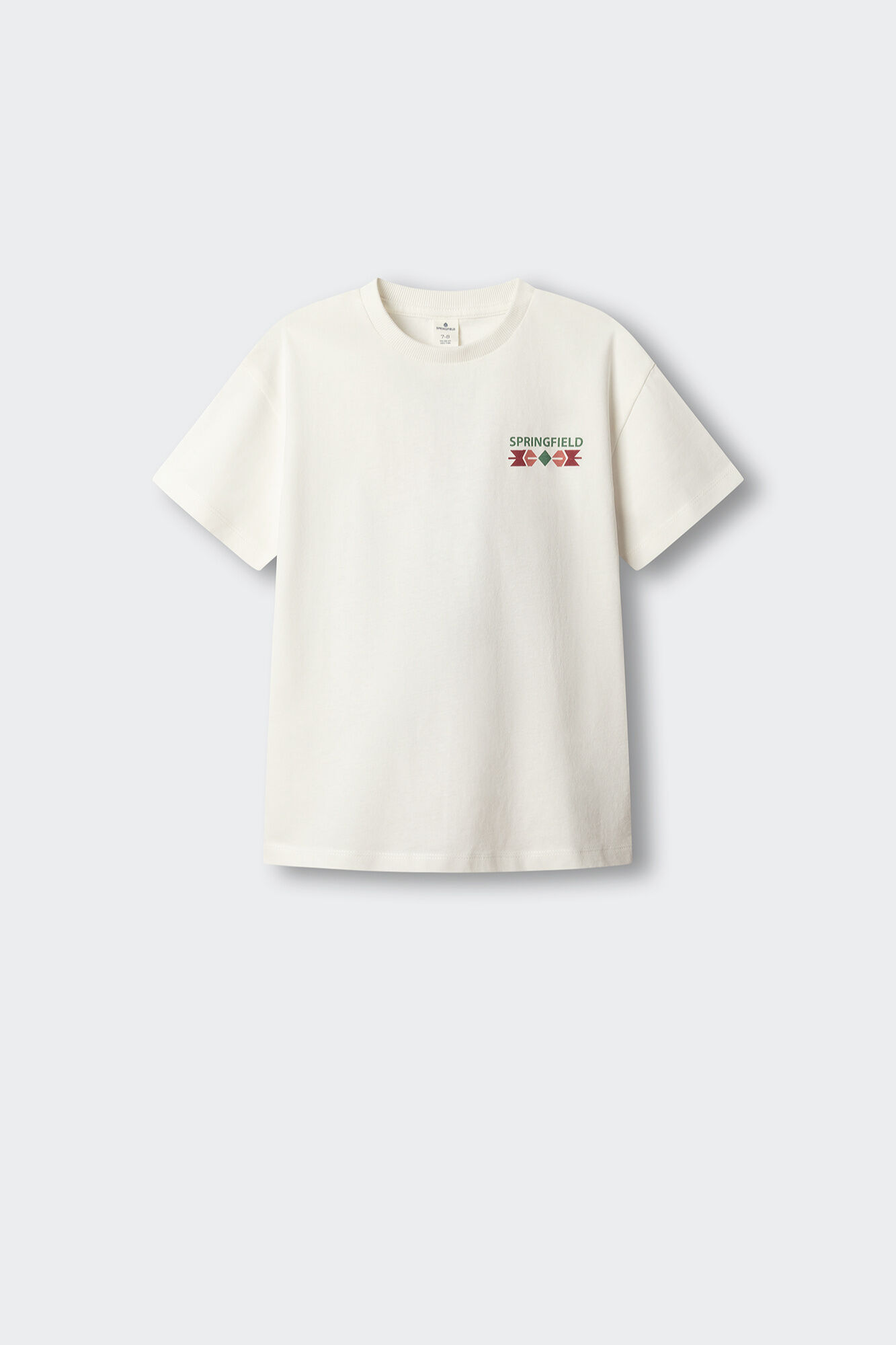 Springfield Kids T-shirt de manga curta com losango &eacute;tnico para crian&ccedil;a