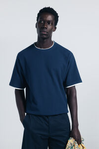 Springfield Camiseta doble mini waffle
