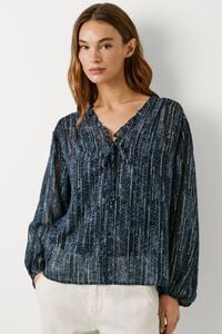 Pepe Jeans Blusa com detalhes metálicos