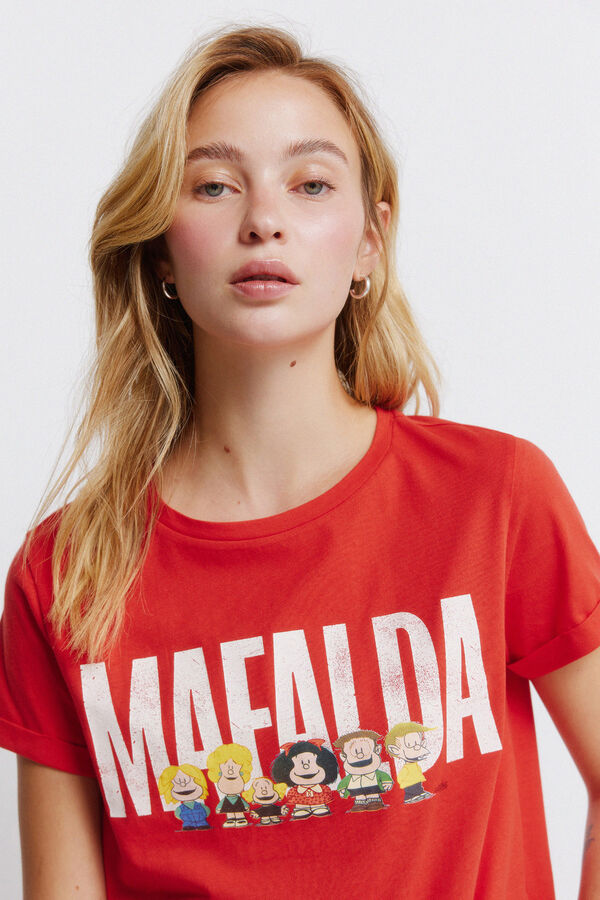 Springfield T-shirt "Mafalda" vermelho