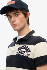 Superdry O bon&eacute; de beisebol remendado azul