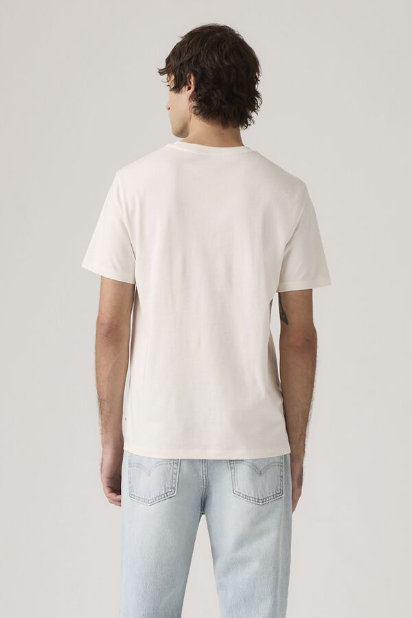 Levi's T-shirt de manga curta bege
