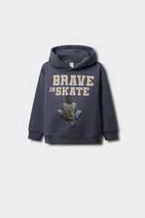 Springfield Kids Sweatshirt para skate capuz azul