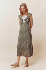 Springfield Vestido de madeira estampado