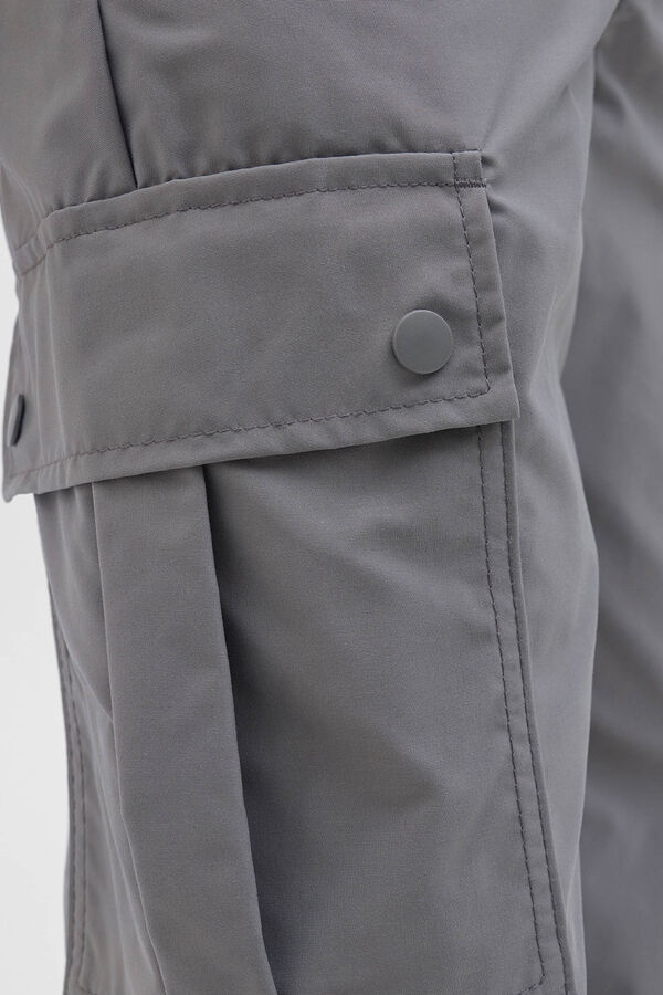 Jack & Jones Calça cargo com ajuste relaxado cinzento