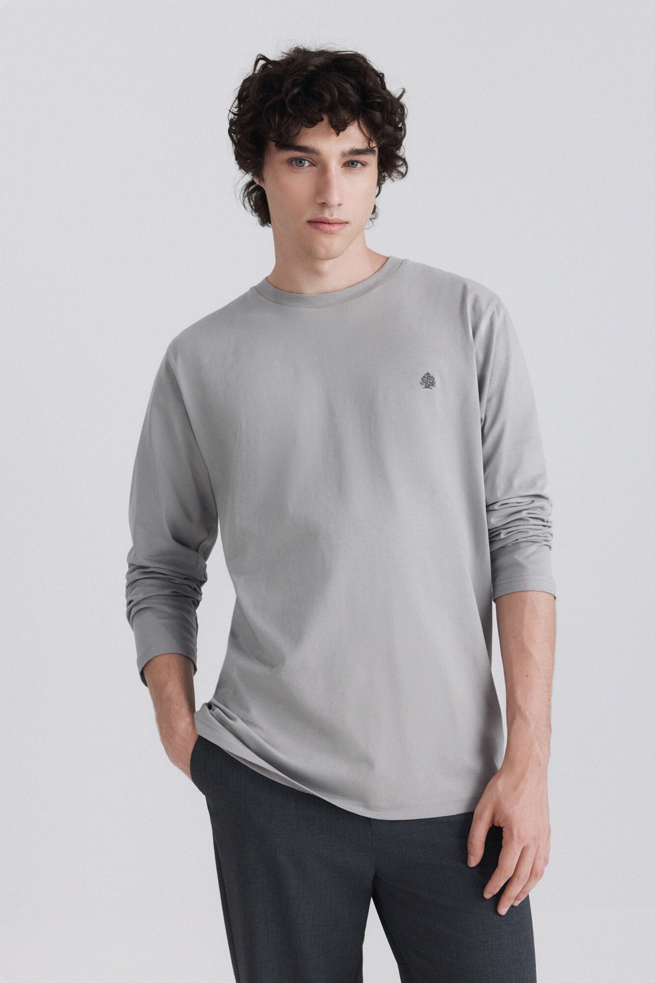 Springfield Camisola b&aacute;sica de manga comprida e macia