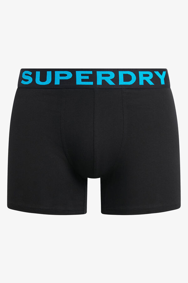 Superdry Boxer pacote com 3 preto