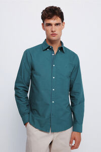 Springfield Camisa oxford tinte en prenda