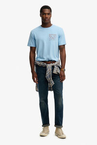 Superdry T-shirt de manga curta com estampado de montanhas