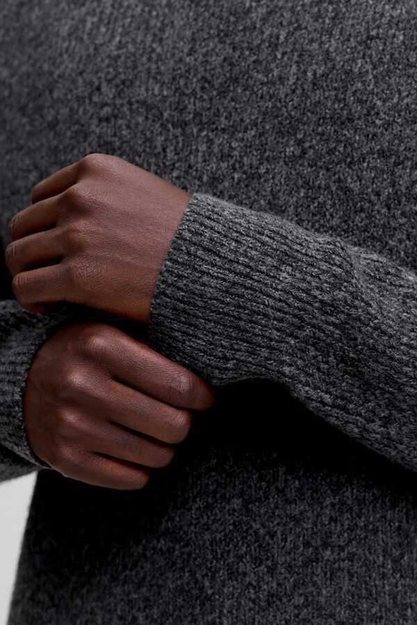 Jack & Jones Camisola relaxed gola redonda preto