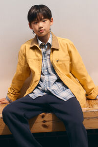 Springfield Kids Camisa xadrez lenhador para meninos