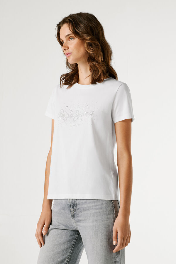 Pepe Jeans Camisola de manga curta branco