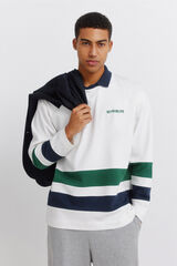 Springfield T-shirt de manga comprida dupla weekend bege