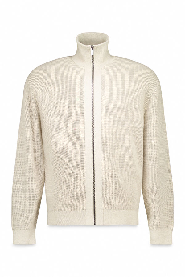 Springfield Cardigan com casaco de malha cru