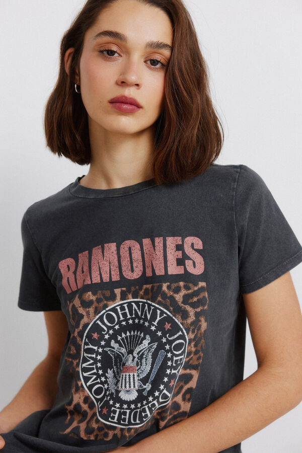 Springfield T-shirt "Ramones" cinzento