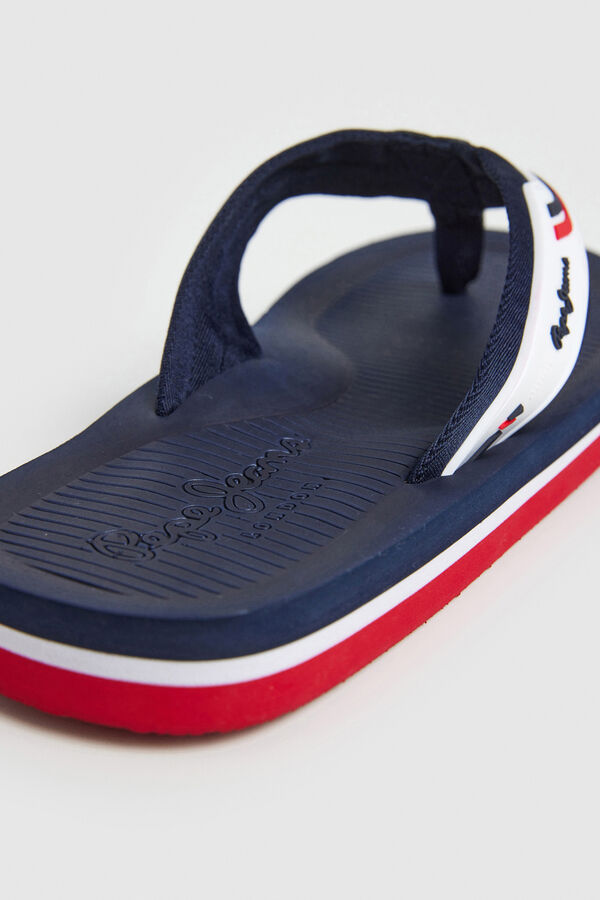 Pepe Jeans Chanclas De Playa Color Block blanco
