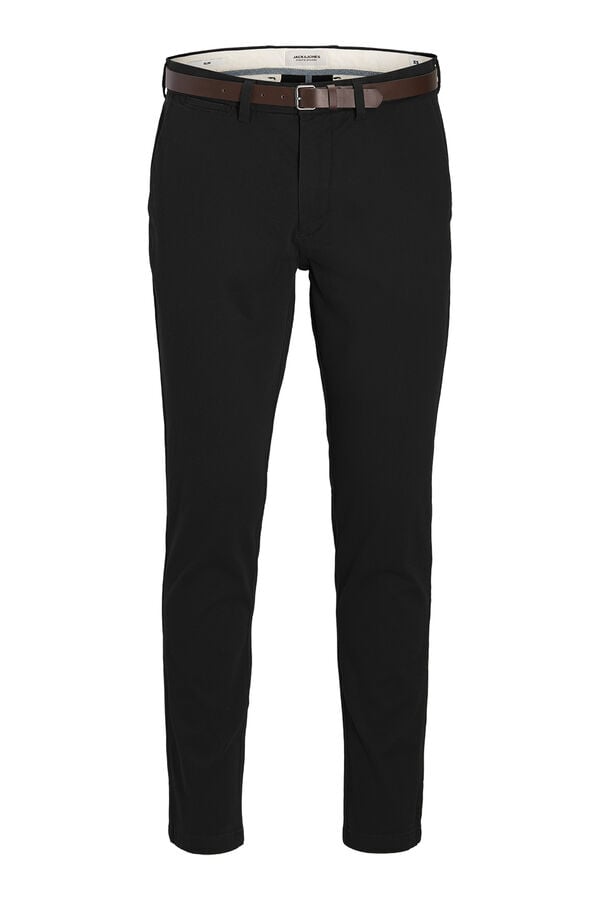 Jack & Jones Cal&ccedil;as chino slim fit preto