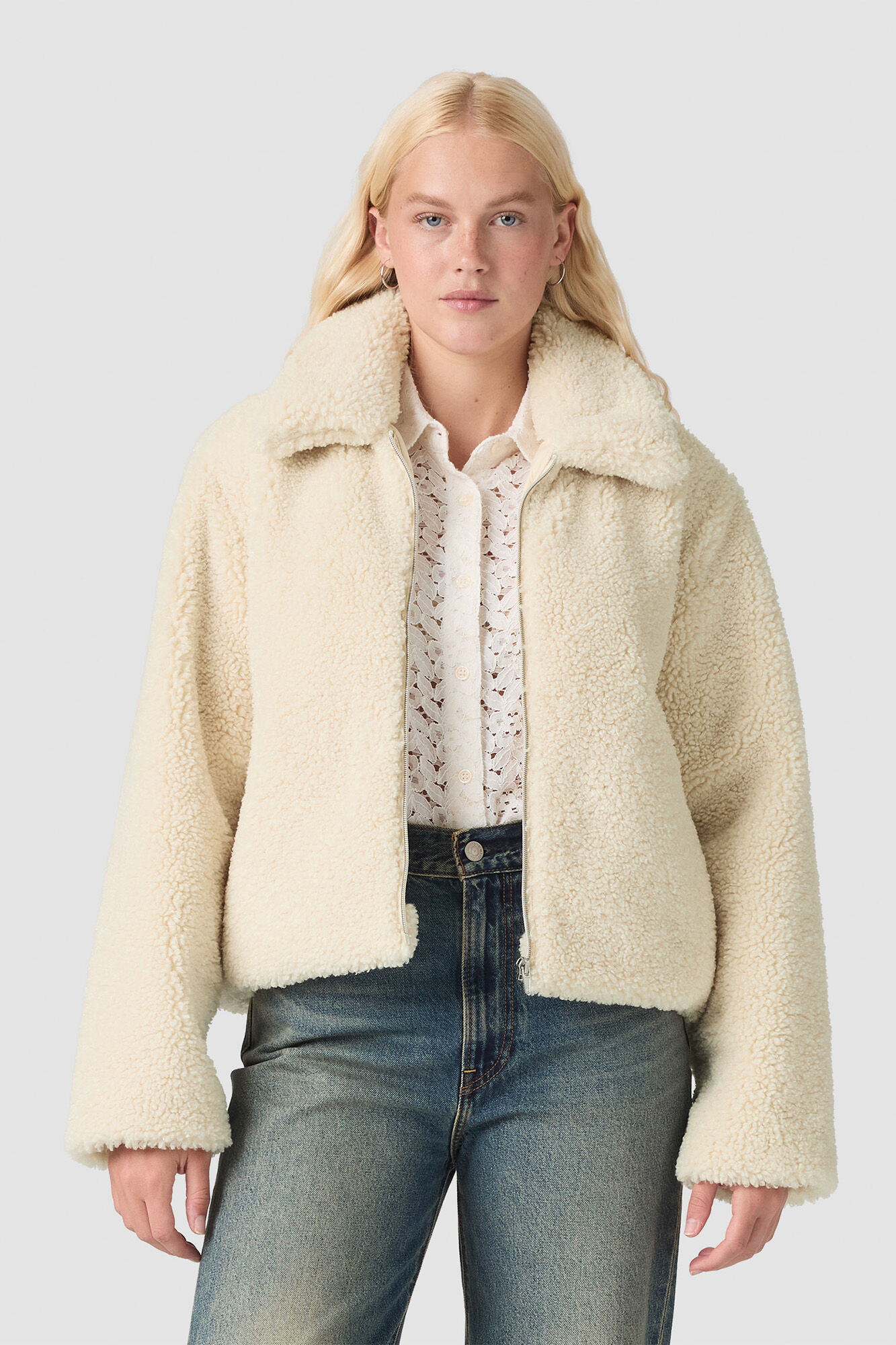 Levi's Chaqueta sherpa cremallera