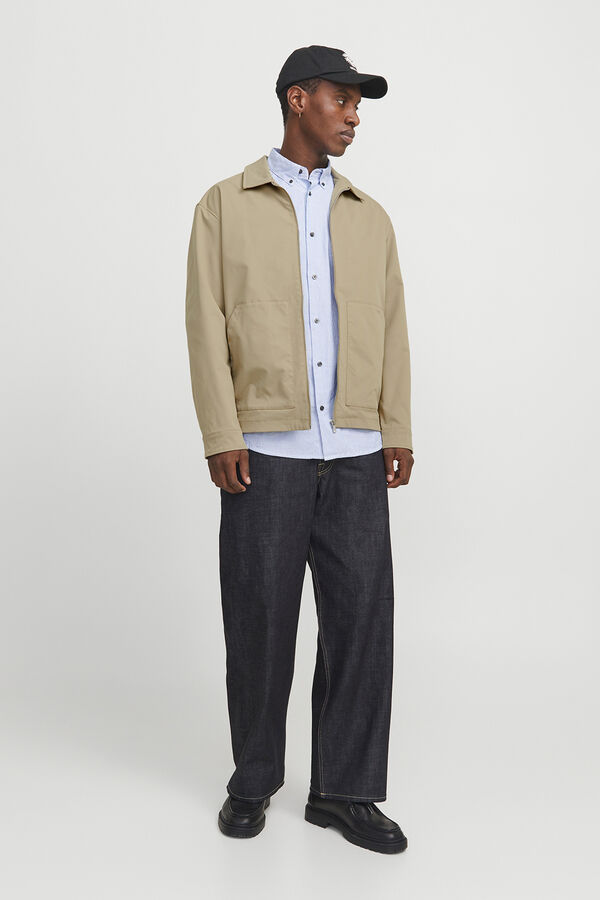 Jack & Jones Jaqueta curta leve cinzento