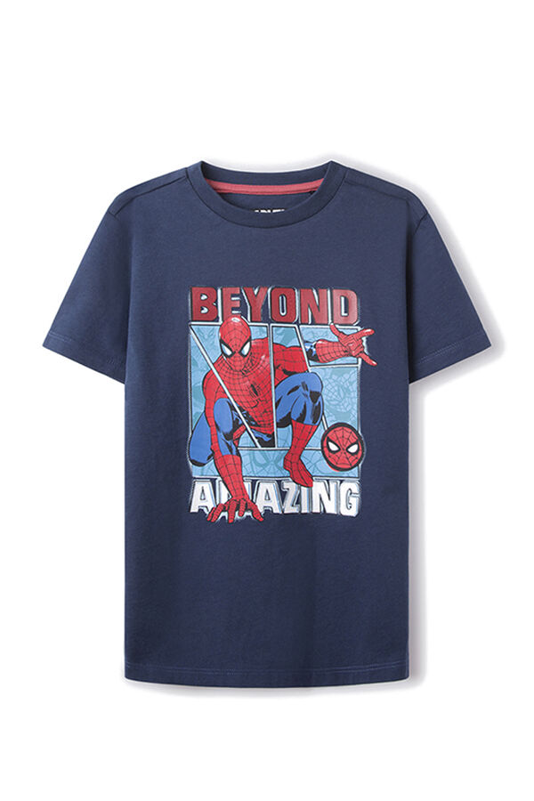 Springfield Camiseta Spiderman niño azul medio