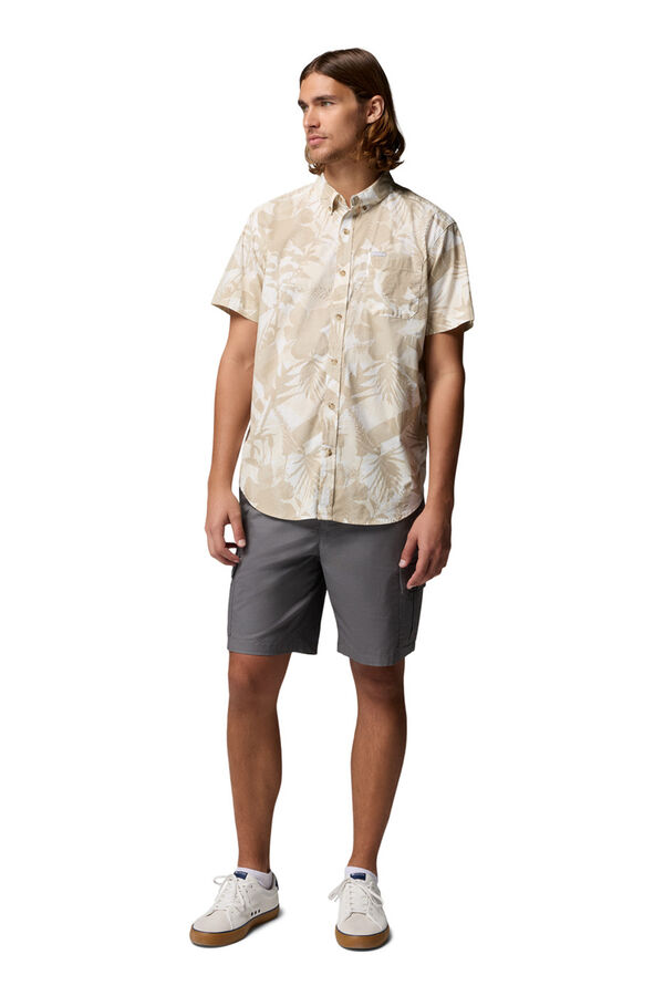 Columbia Camisa estampada de manga curta branco