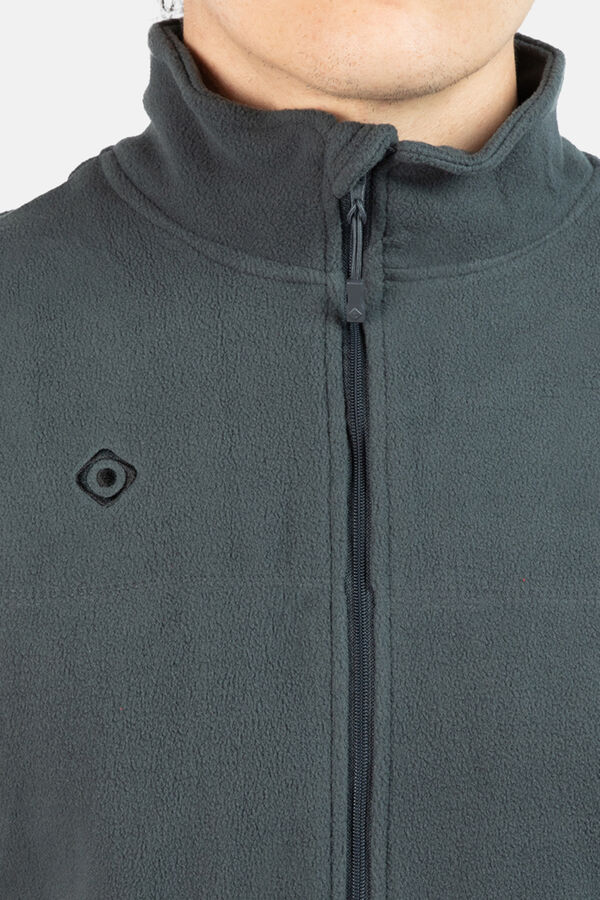 Izas Chaqueta de forro polar ligera gris