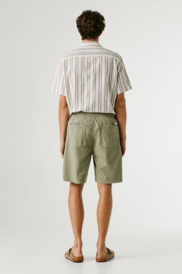 Pepe Jeans Cal&ccedil;&otilde;es em popelina bege