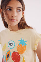 Springfield Kids T-shirt de lantejoulas para menina estampado