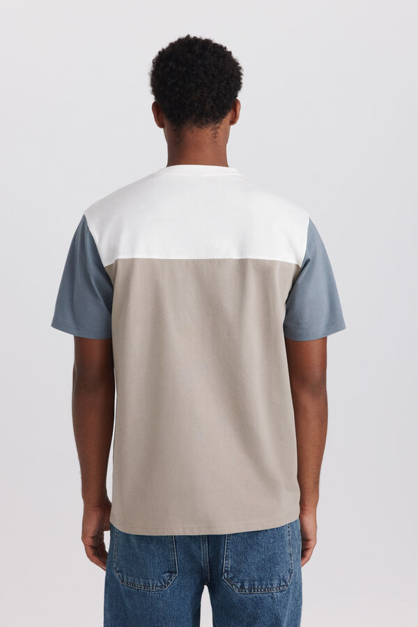Springfield T-shirt color block cru