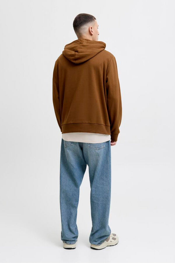 Jack & Jones Sweatshirt Capuz castanho