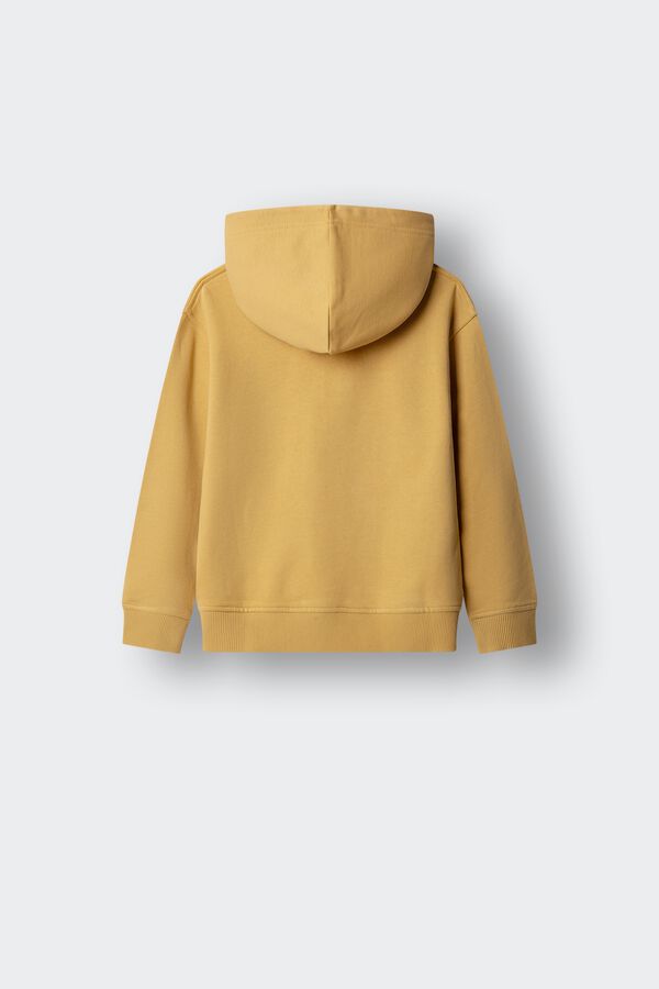 Springfield Kids Sweatshirt com logo de &aacute;rvore para crian&ccedil;a amarelo