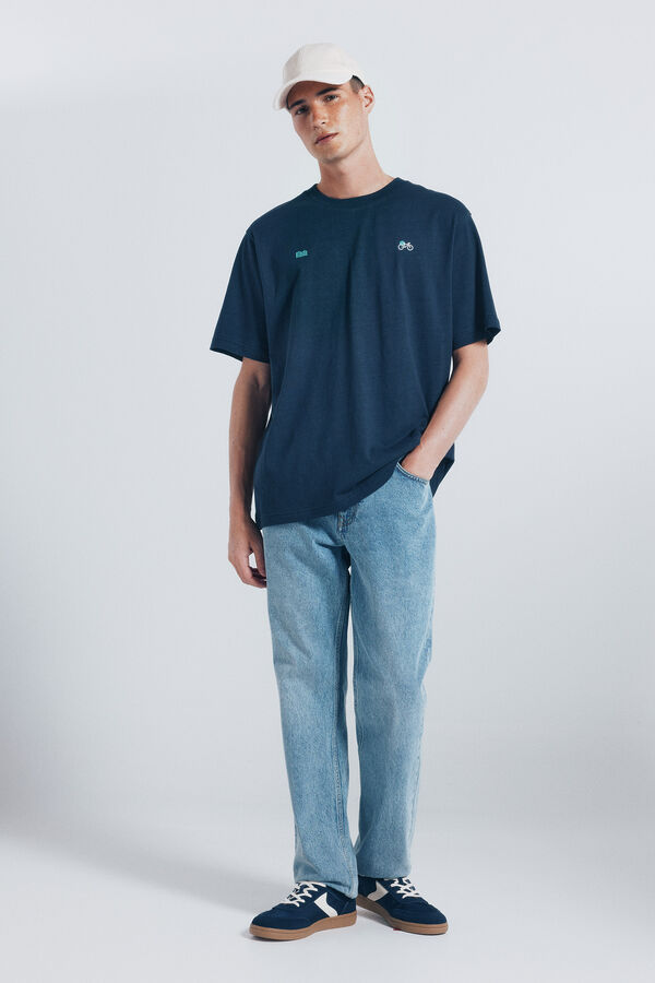 Springfield Japan bike shirt blue