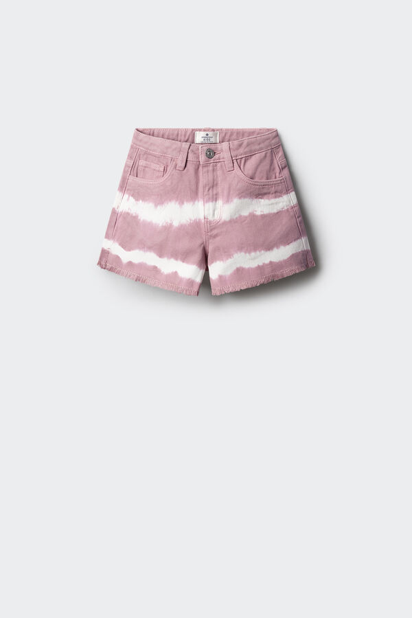 Springfield Kids Shorts tie-dye rosa para meninas rosa