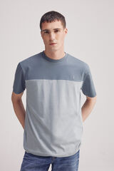 Springfield T-shirt color block azul