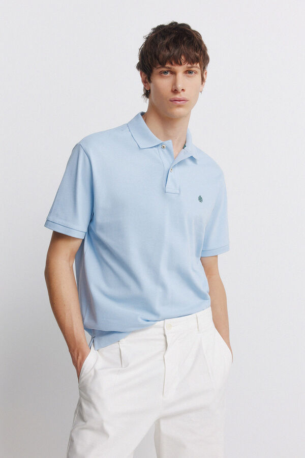 Springfield Polo b&aacute;sico Springfield regular fit azul