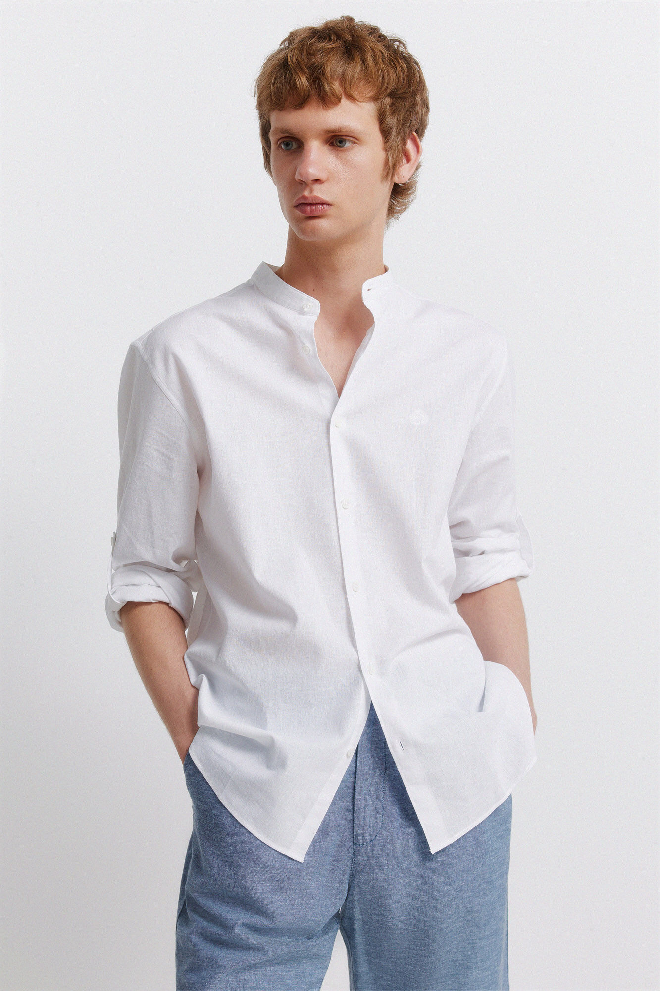 Springfield Camisa mao lino