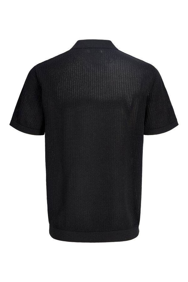 Jack & Jones Polo punto regular fit negro