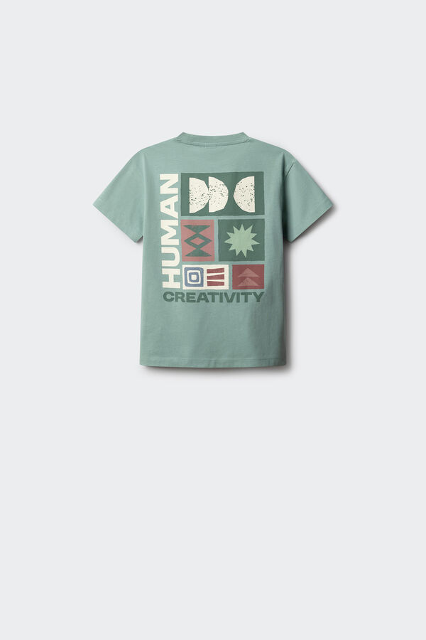 Springfield Kids T-shirt manga curta Creativity para menino azul