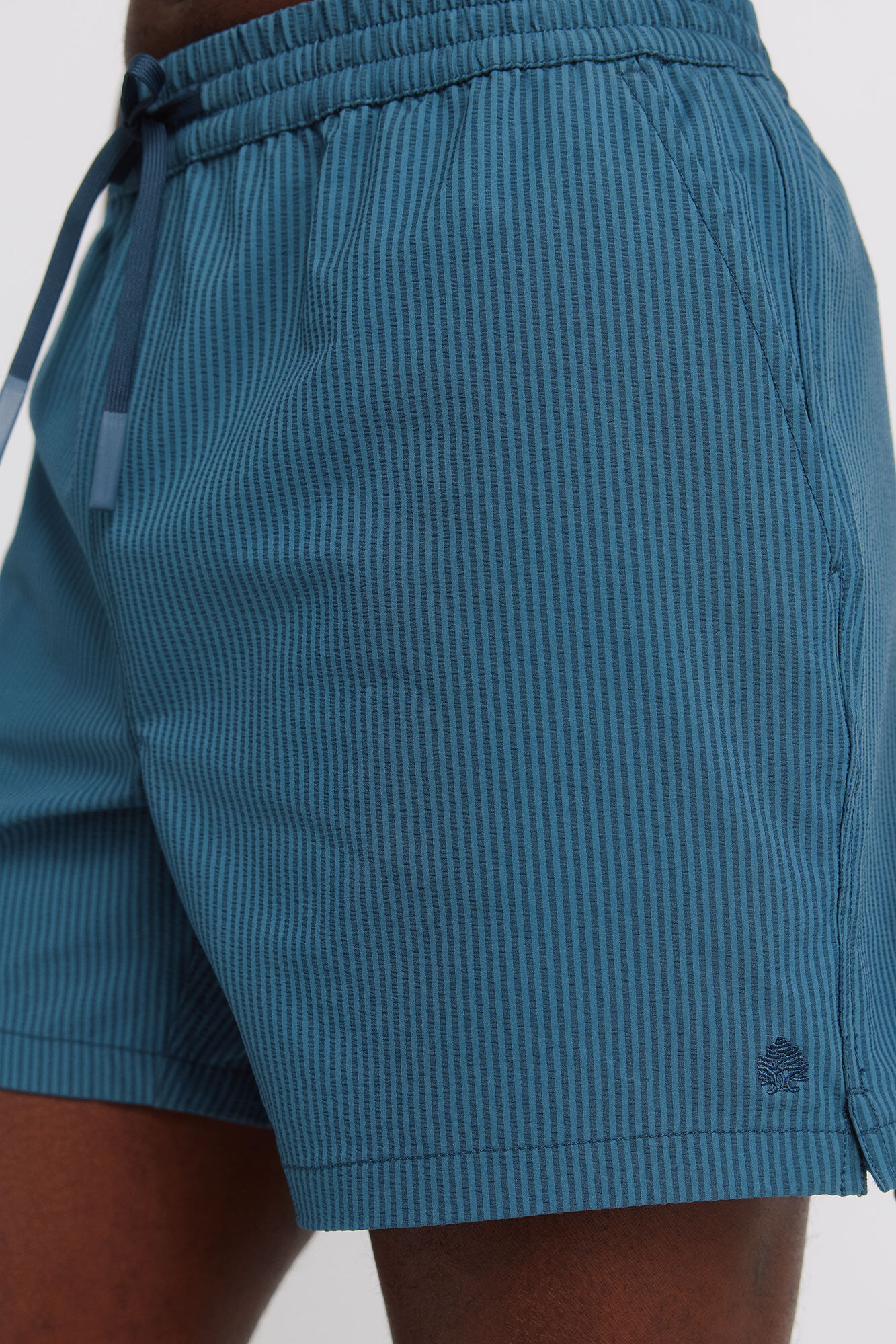 Springfield Fato de banho seersucker &agrave;s riscas