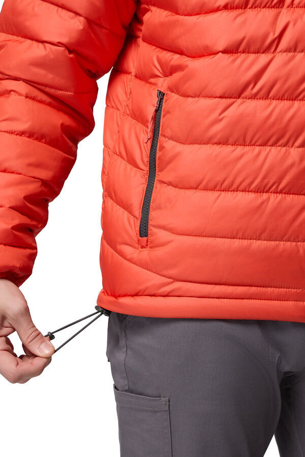 Columbia Jaqueta com capuz isolada Powder Lite™ II para homem vermelho