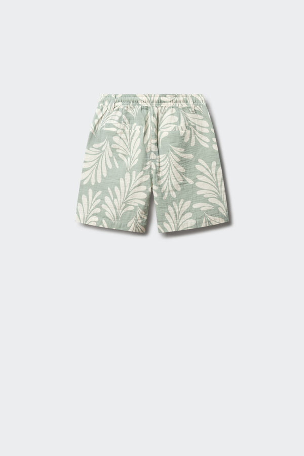Springfield Kids Bermudas de palmeiras para menino verde