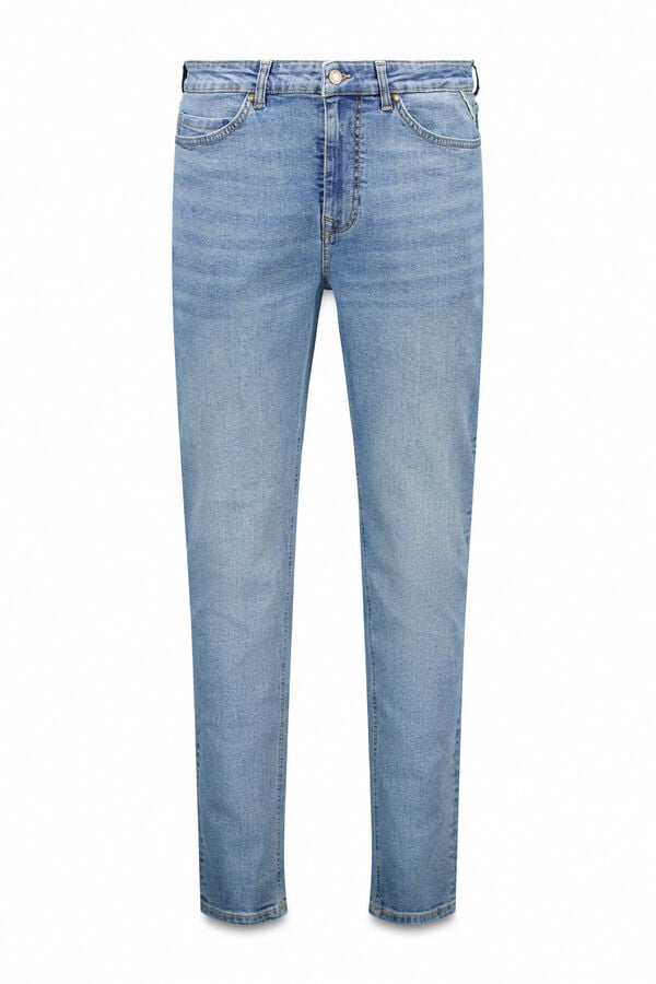 Springfield Jeans slim fit tingido azul