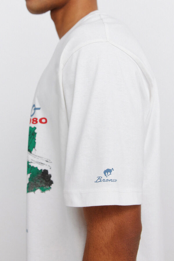 Springfield T-shirt Ford Bronco 1980 branco