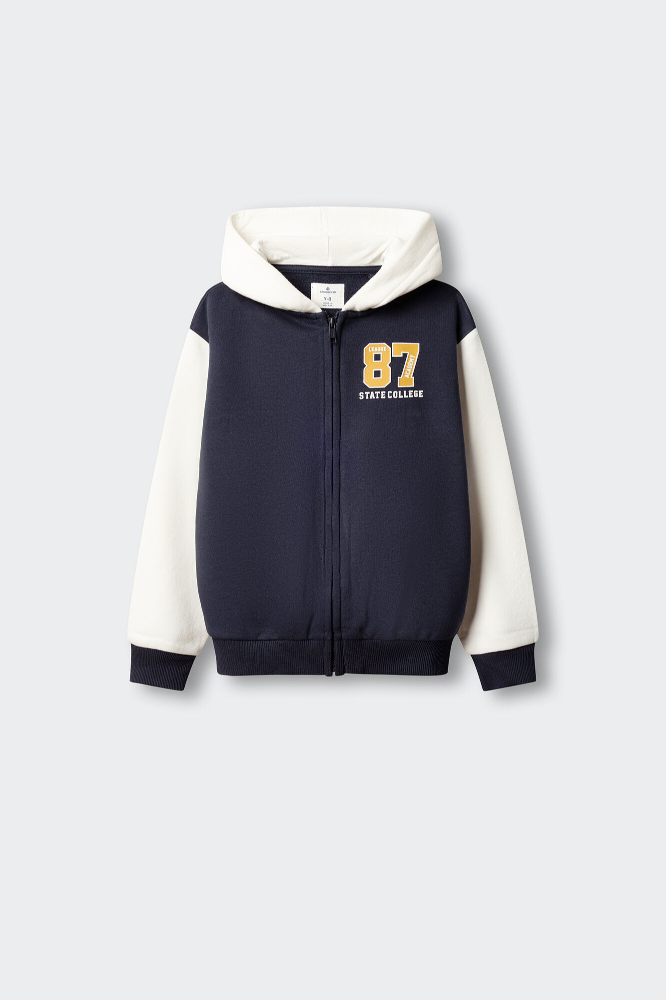 Springfield Kids Sudadera beisbolera 87 ni&ntilde;o