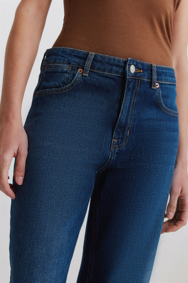Springfield Jeans cintura m&eacute;dia azul