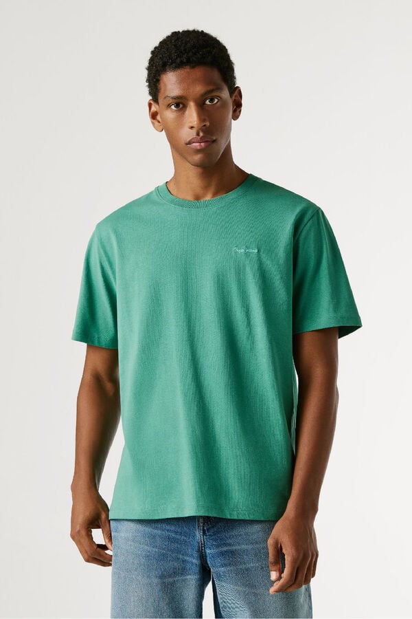 Pepe Jeans T-shirt manga curta verde